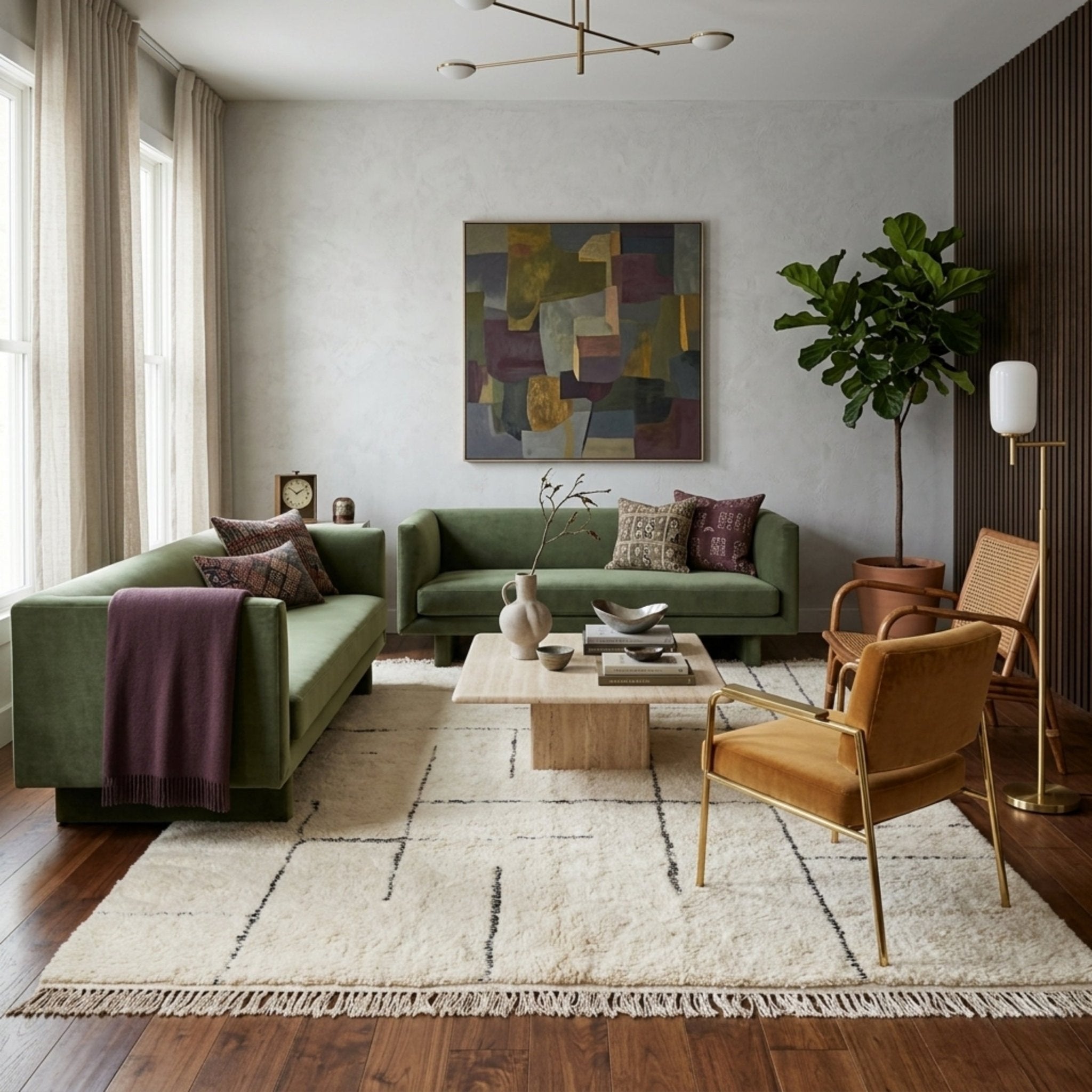 Mestara - Shag Moroccan rug - Benisouk