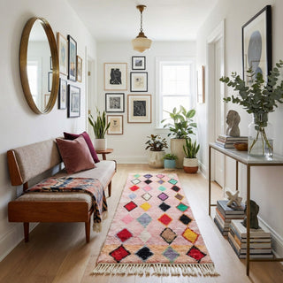 Mihad - Shag Moroccan runner rug - Benisouk