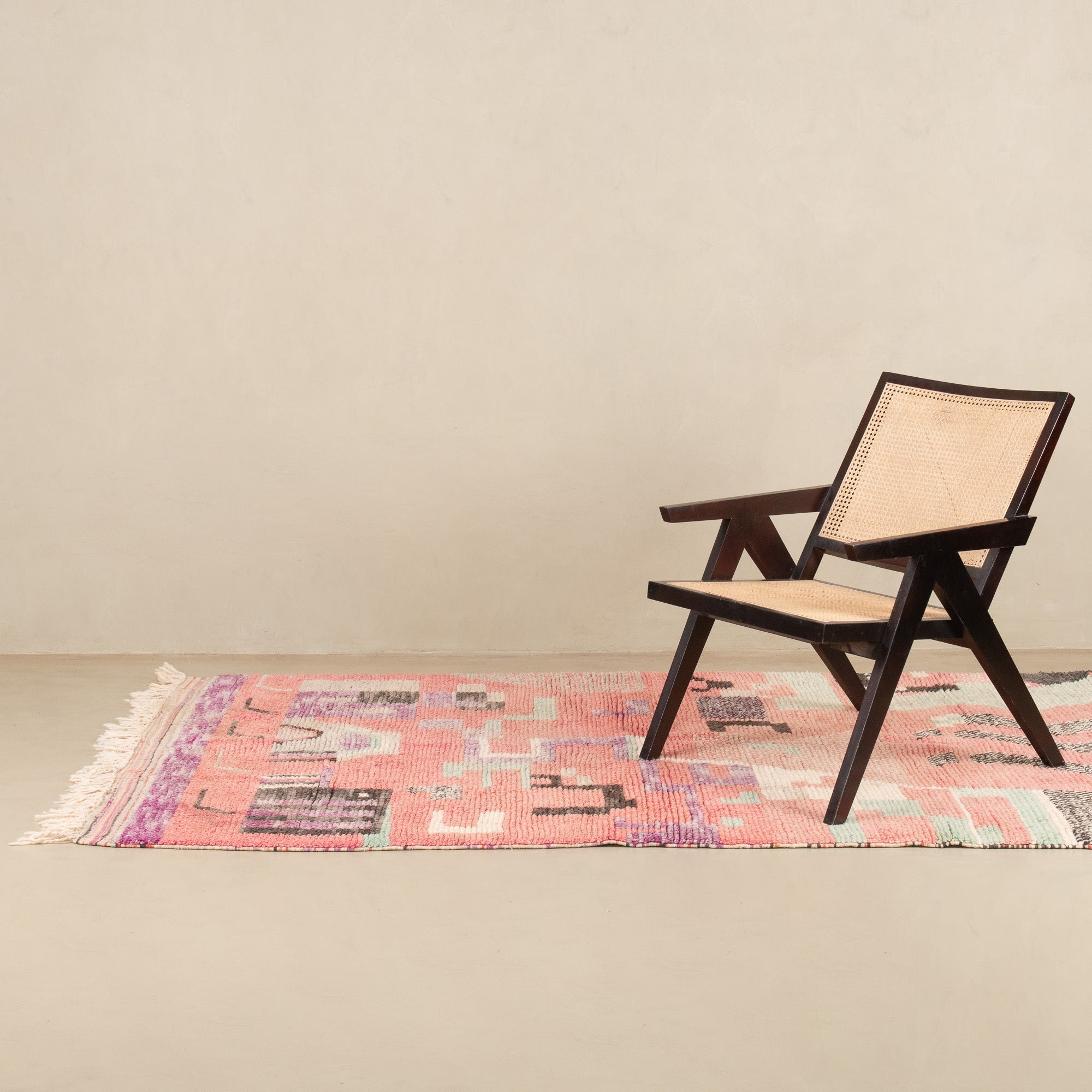 Mnahu - vintage boujad rug - Benisouk