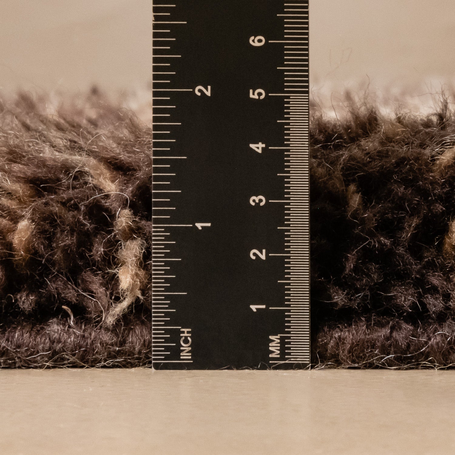 Mocha Melody - Luxury Shag Moroccan Rug - Benisouk