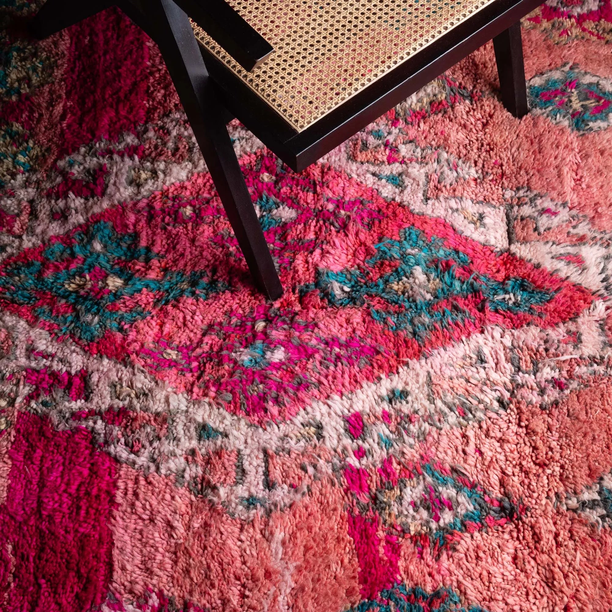 Mona - vintage boujad rug - Benisouk