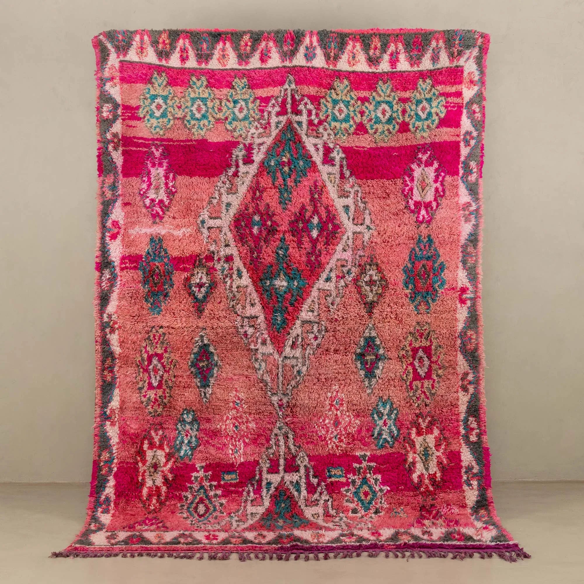 Mona - vintage boujad rug - Benisouk