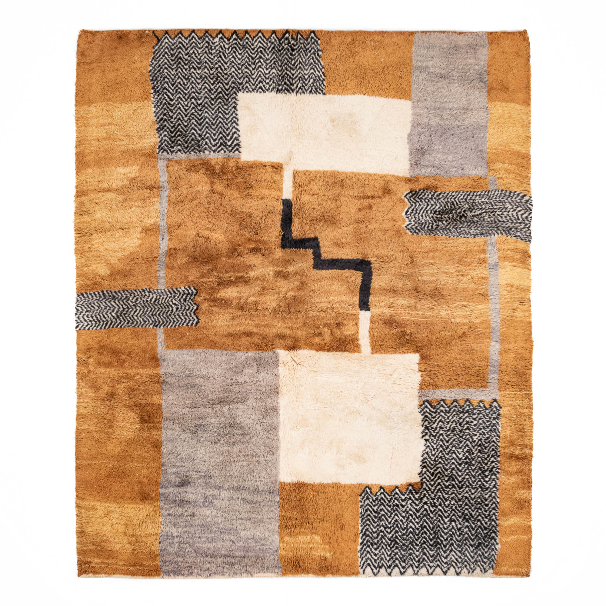Mosaic of Memories - Luxury Shag Moroccan Rug - Benisouk
