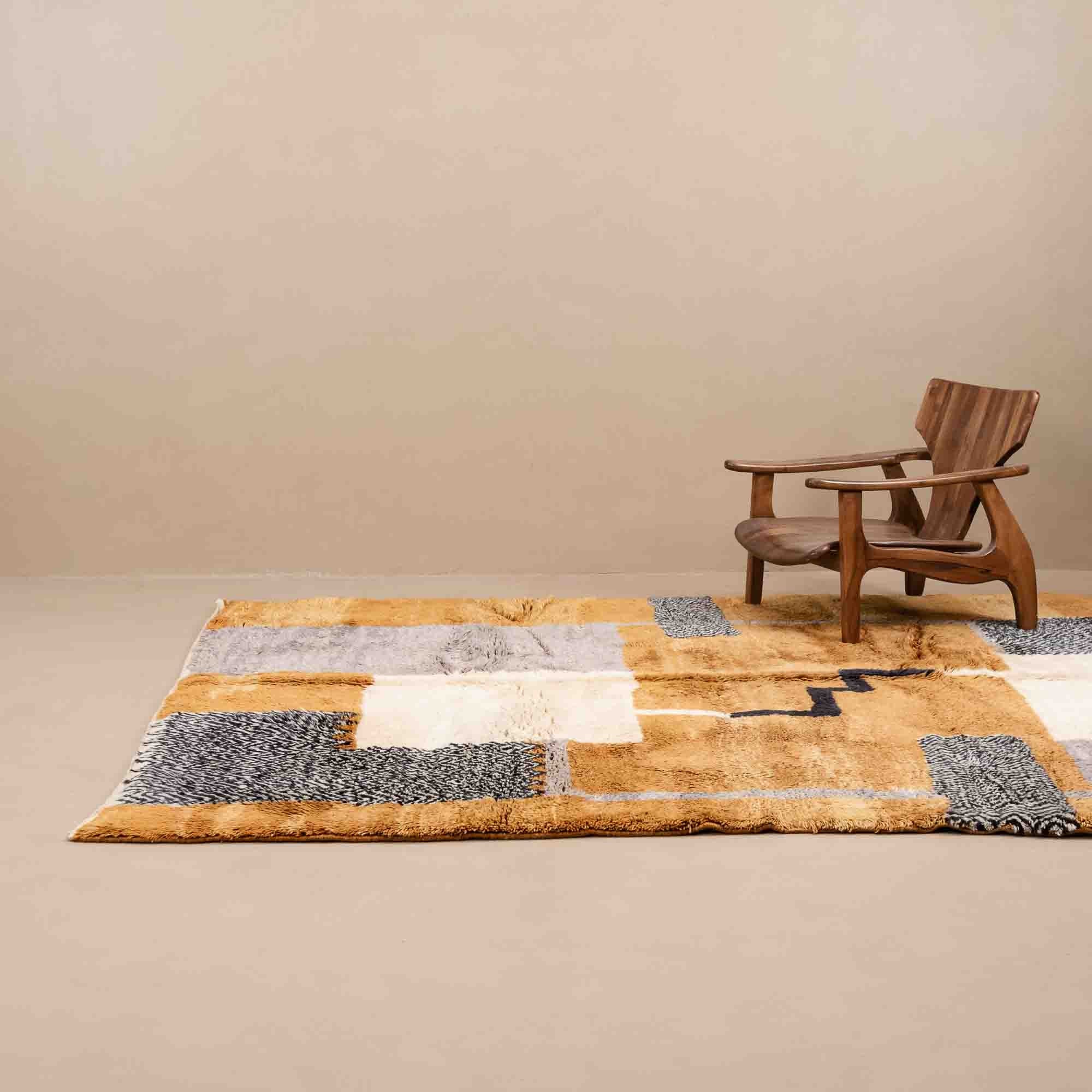 Mosaic of Memories - Luxury Shag Moroccan Rug - Benisouk