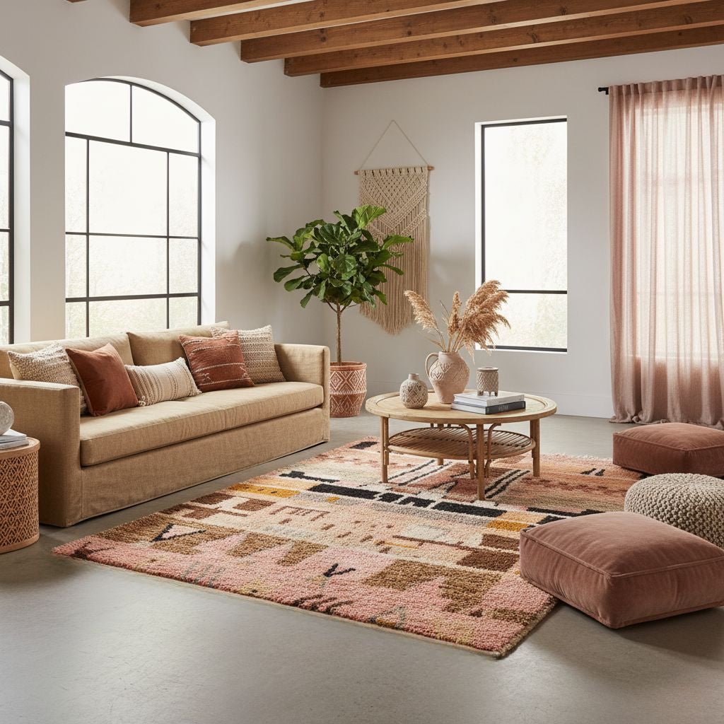 Mouna - Shag Moroccan rug - Benisouk