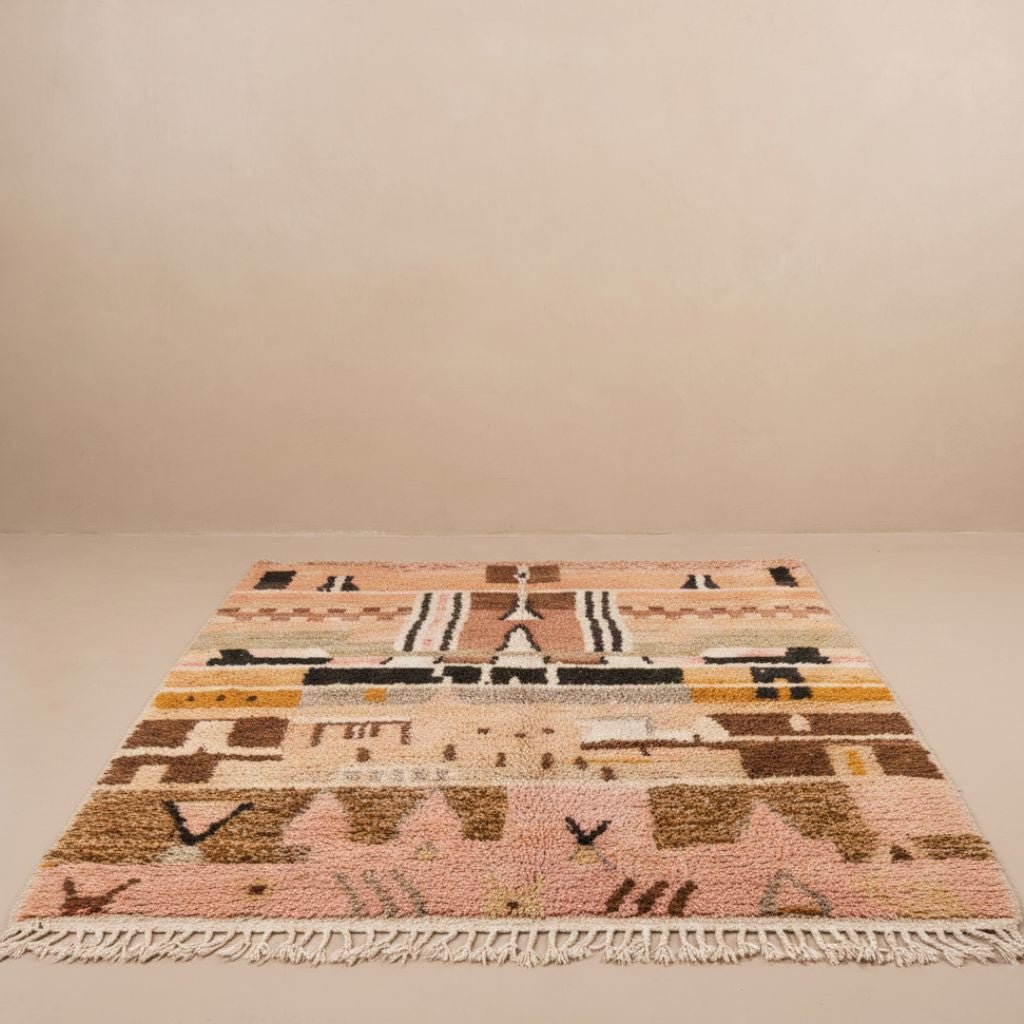 Mouna - Shag Moroccan rug - Benisouk