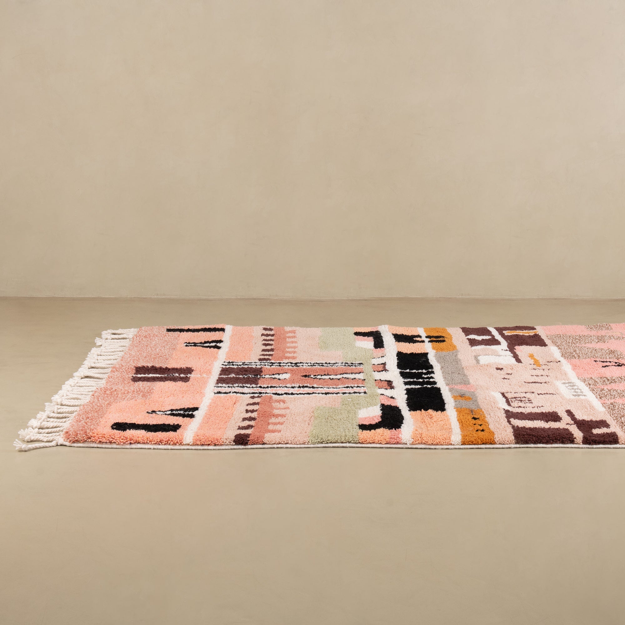 Mouna - Shag Moroccan rug - Benisouk