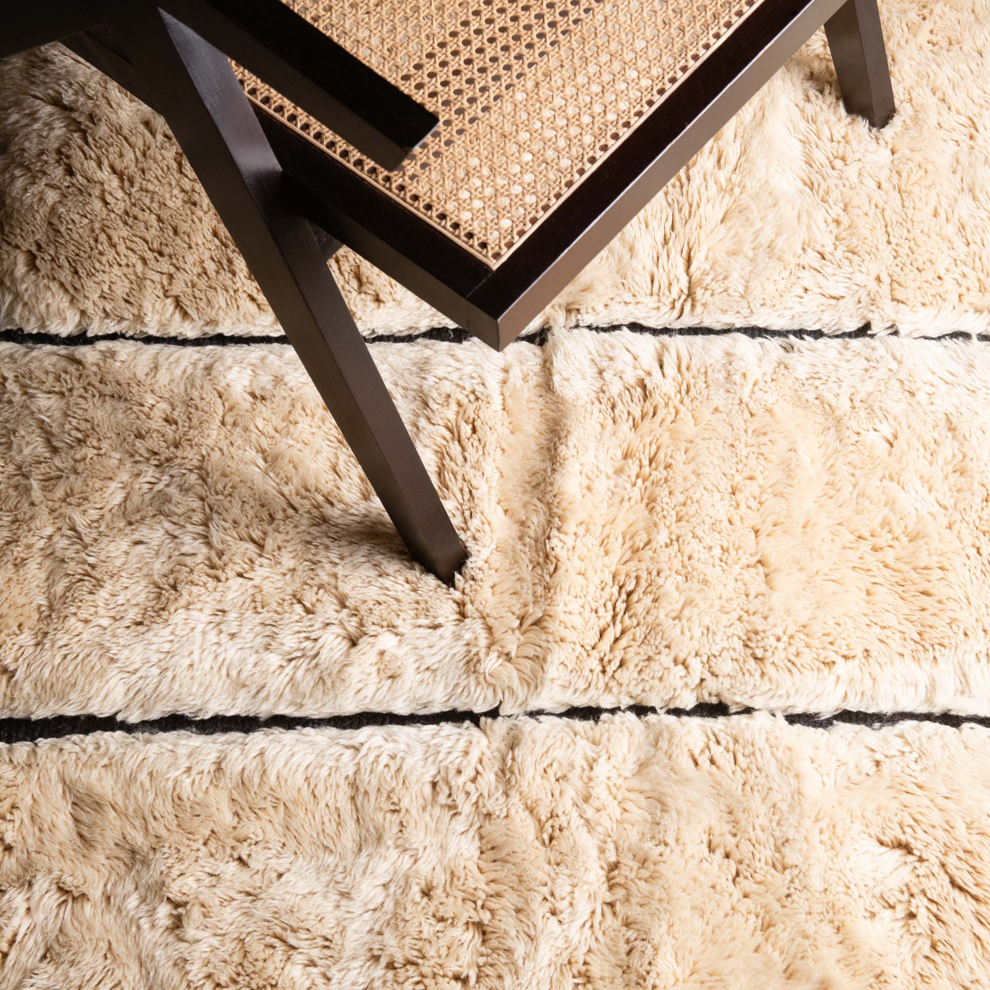 Munira - Luxury Shag Moroccan Rug - Benisouk