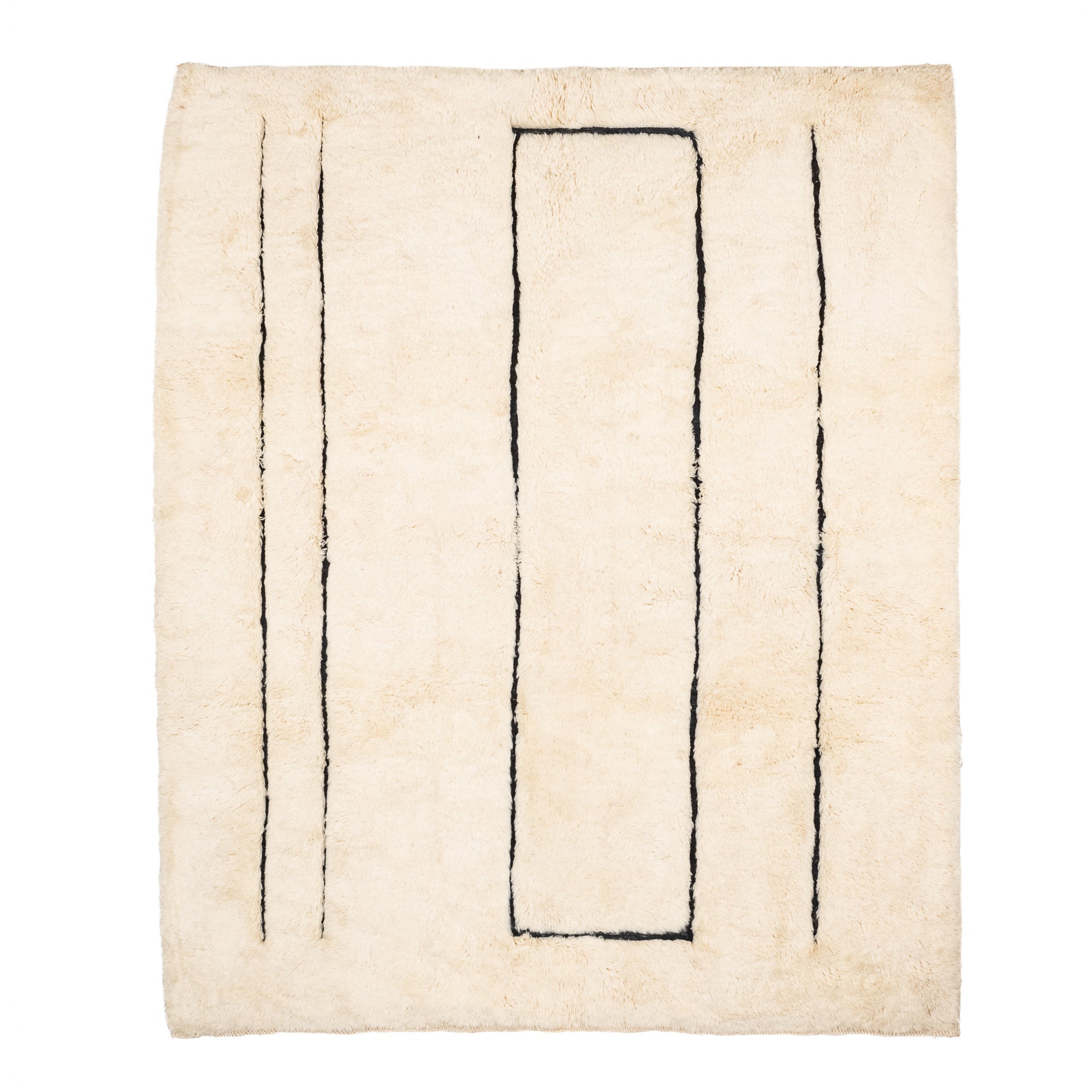 Munira - Luxury Shag Moroccan Rug - Benisouk