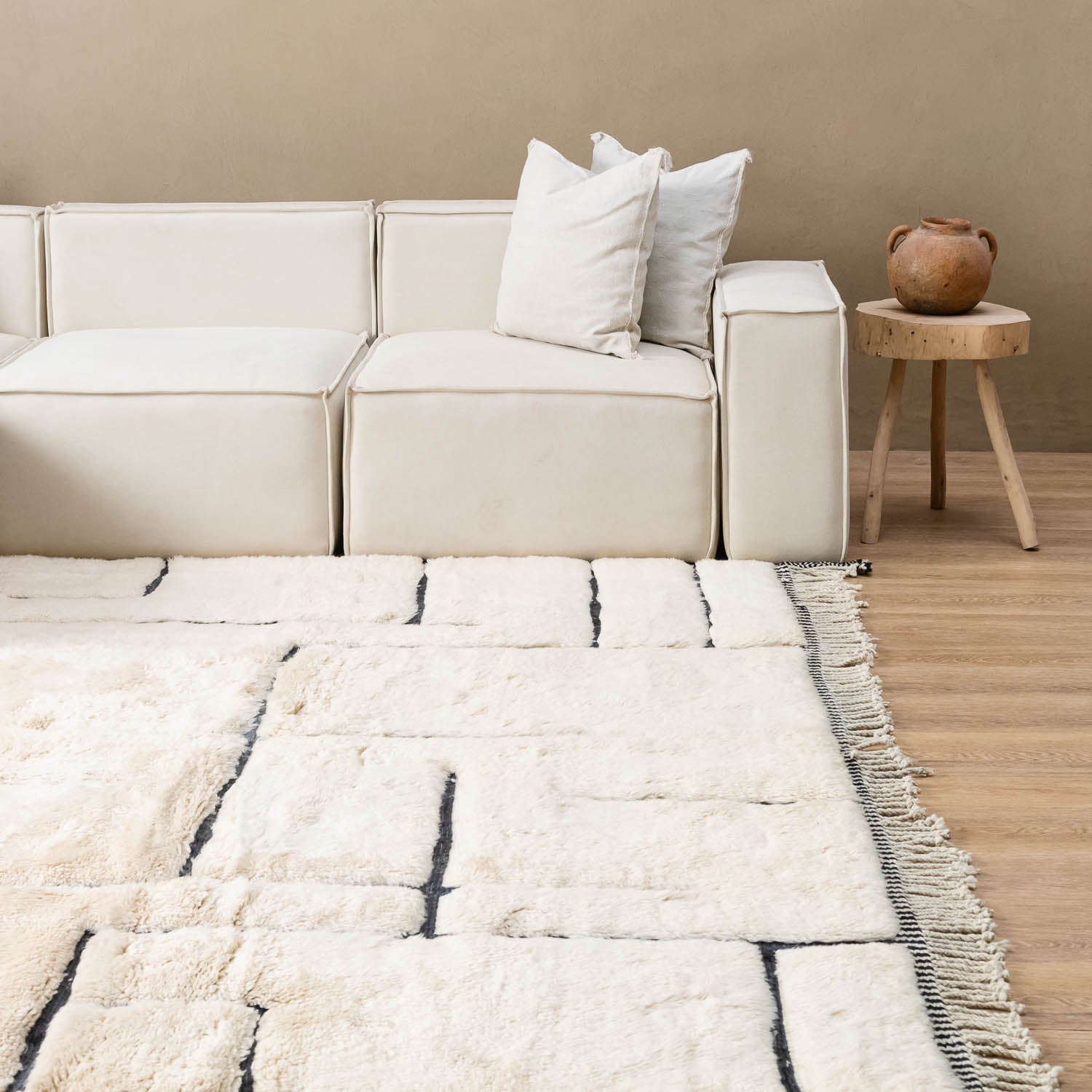 Mystery Path - Luxury Shag Moroccan Rug - Benisouk