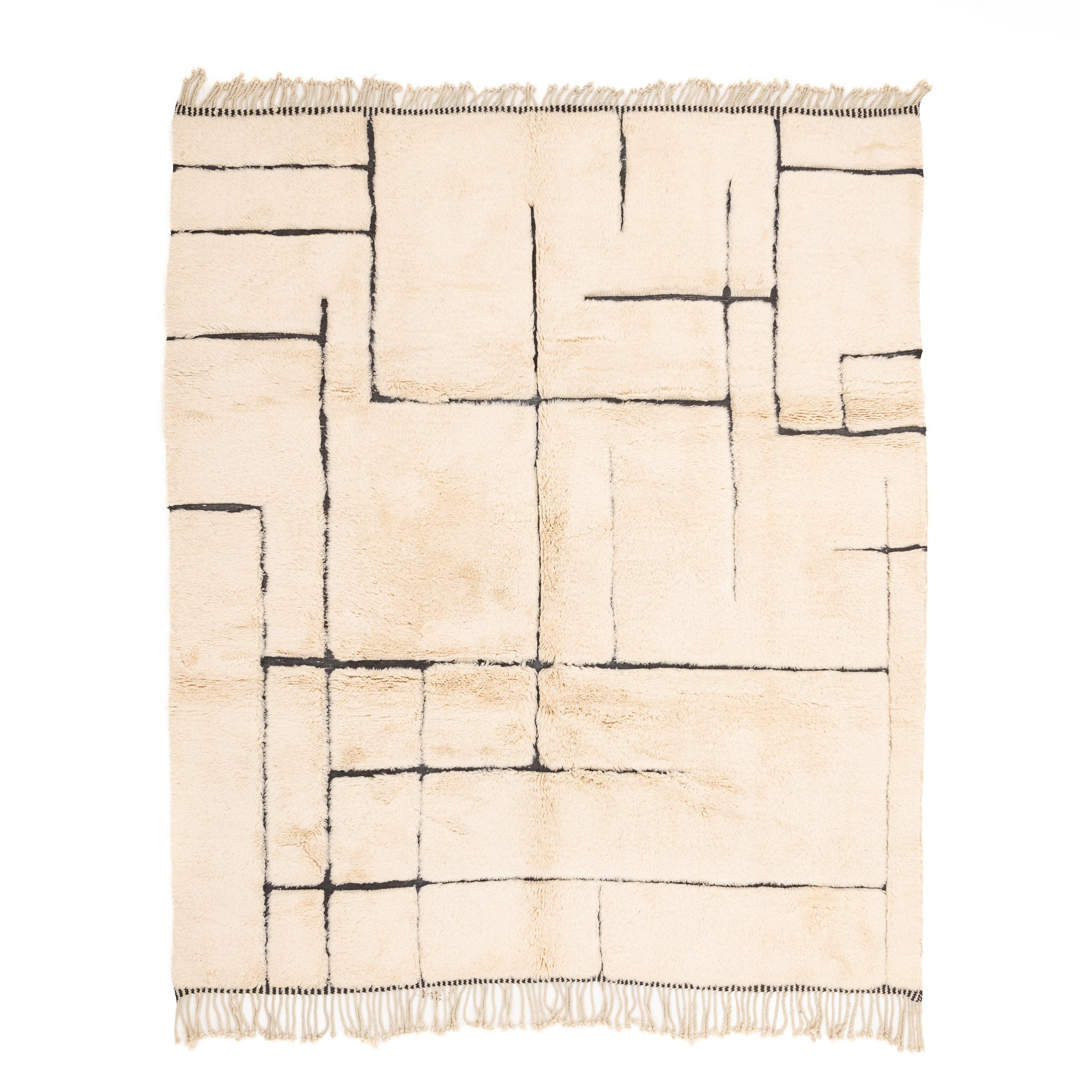 Mystery Path - Luxury Shag Moroccan Rug - Benisouk