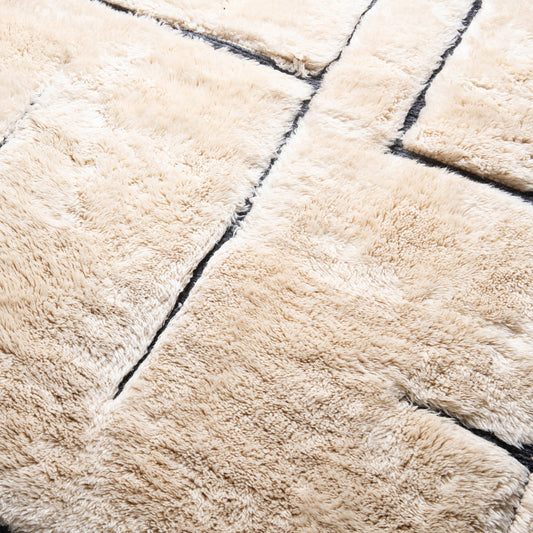 Mystery Path - Luxury Shag Moroccan Rug - Benisouk