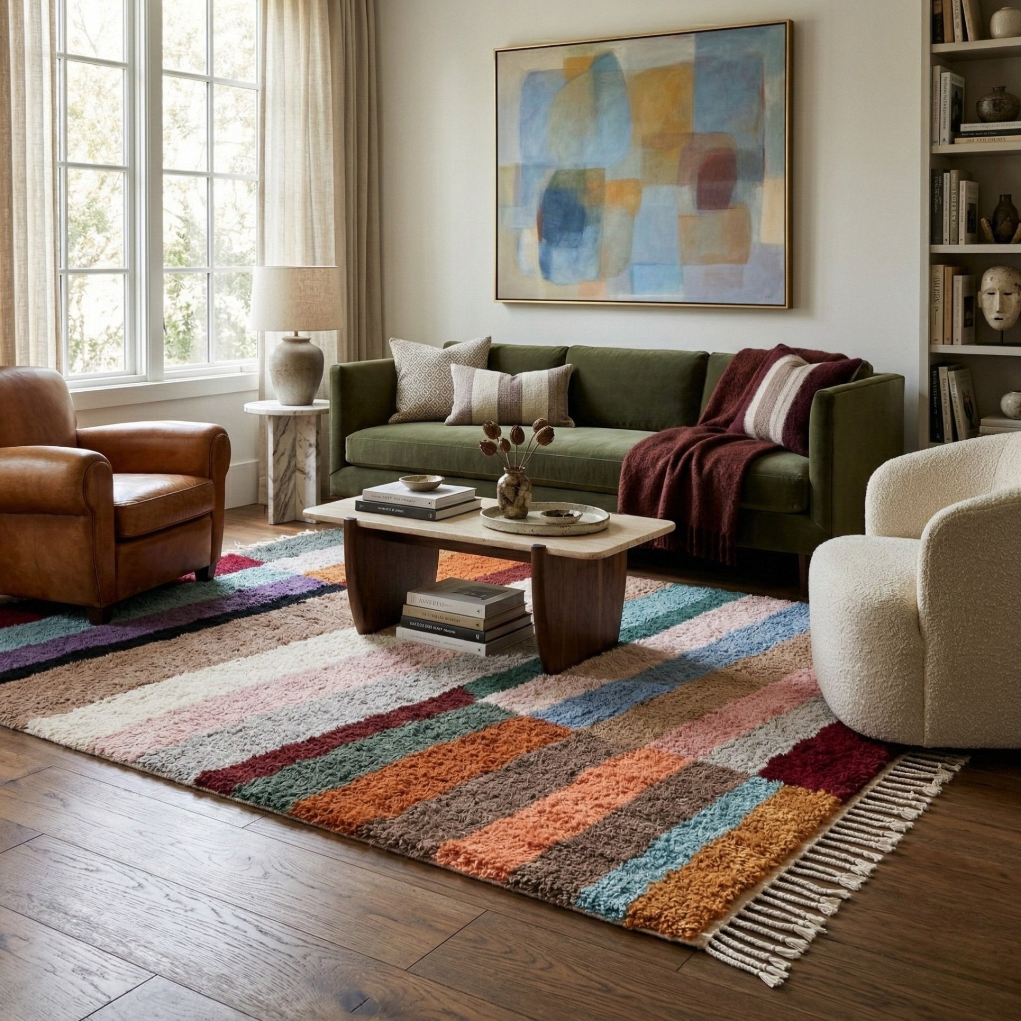 Nabila - Shag Moroccan rug - Benisouk