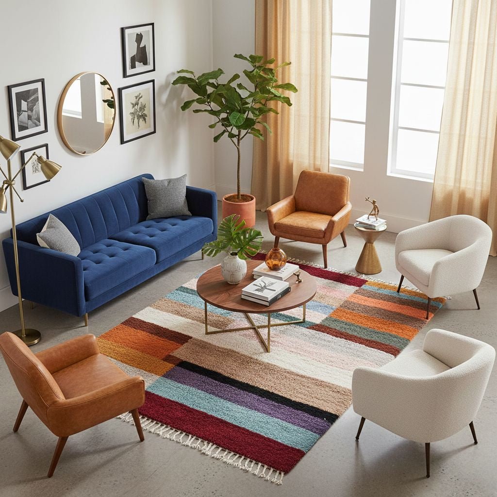 Nabila - Shag Moroccan rug - Benisouk