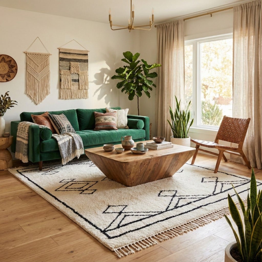 Nadia - Shag Moroccan rug - Benisouk