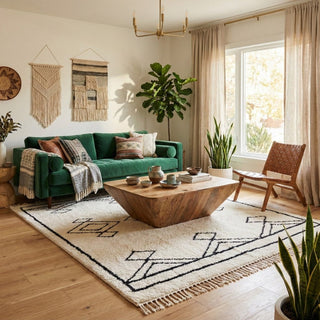Nadia - Shag Moroccan rug - Benisouk
