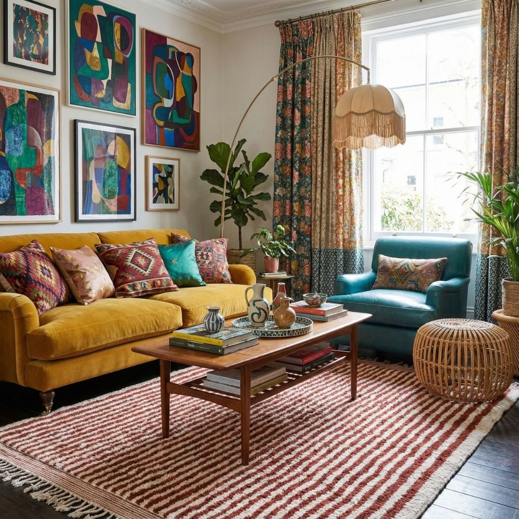 Nadira - Shag Moroccan rug - Benisouk