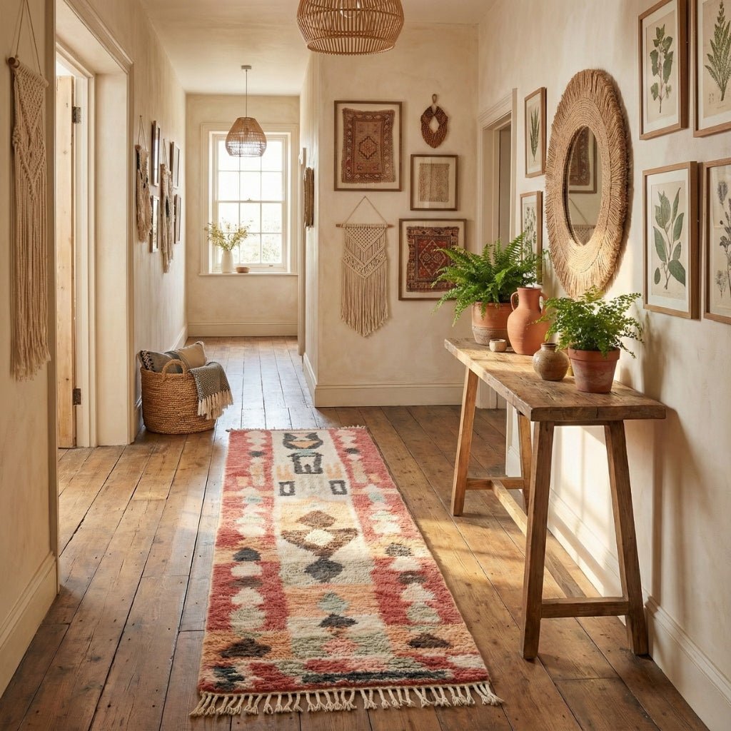 Nafass - Shag Moroccan runner rug - Benisouk