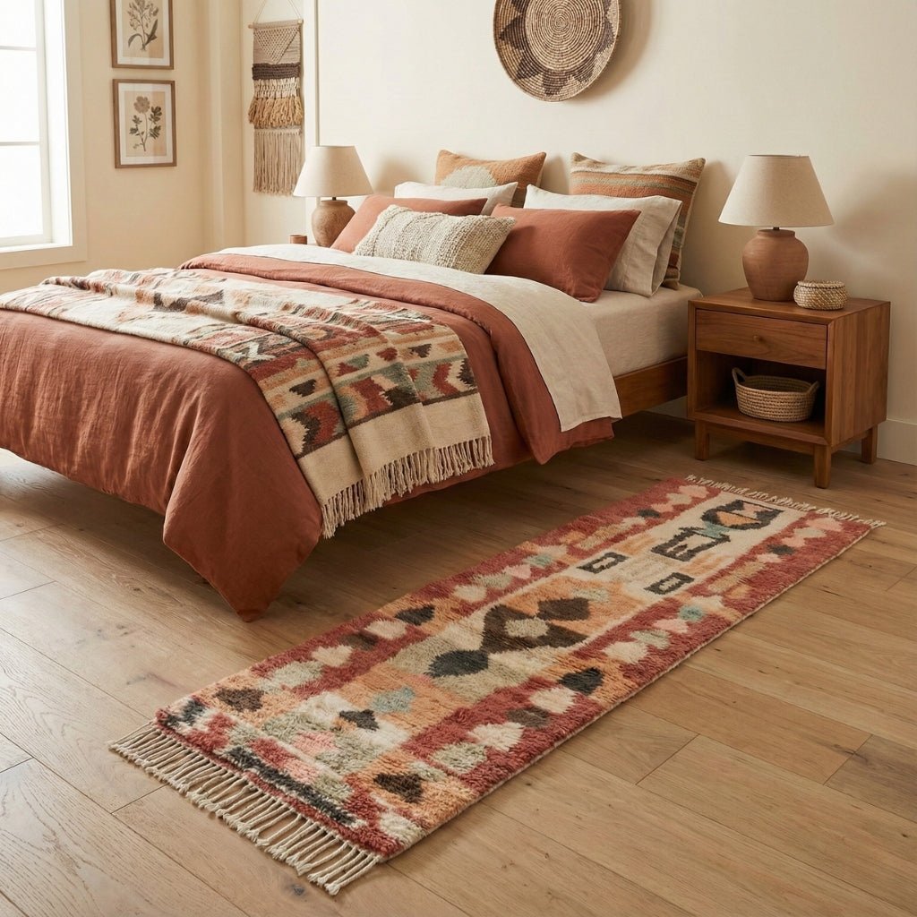 Nafass - Shag Moroccan runner rug - Benisouk