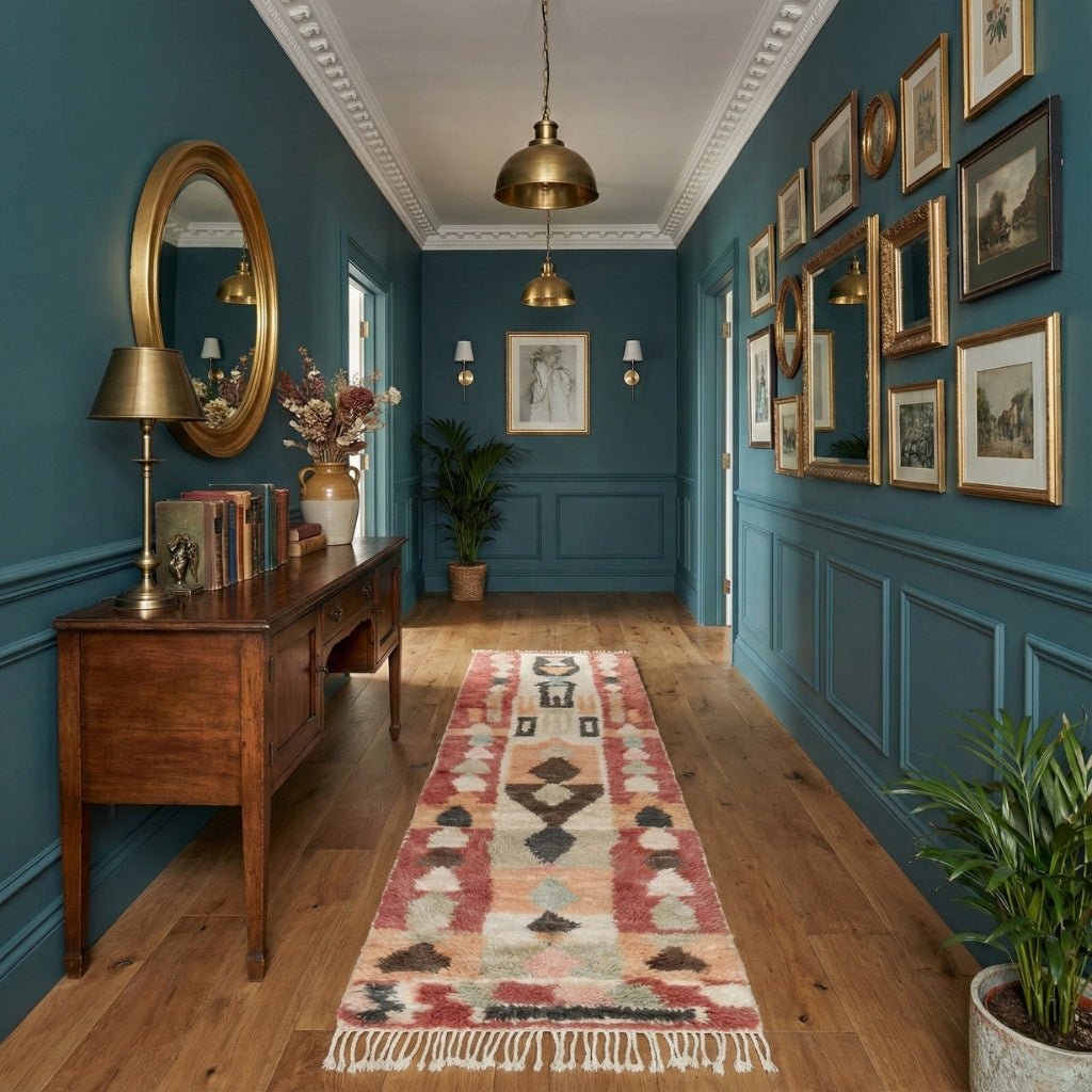 Nafass - Shag Moroccan runner rug - Benisouk