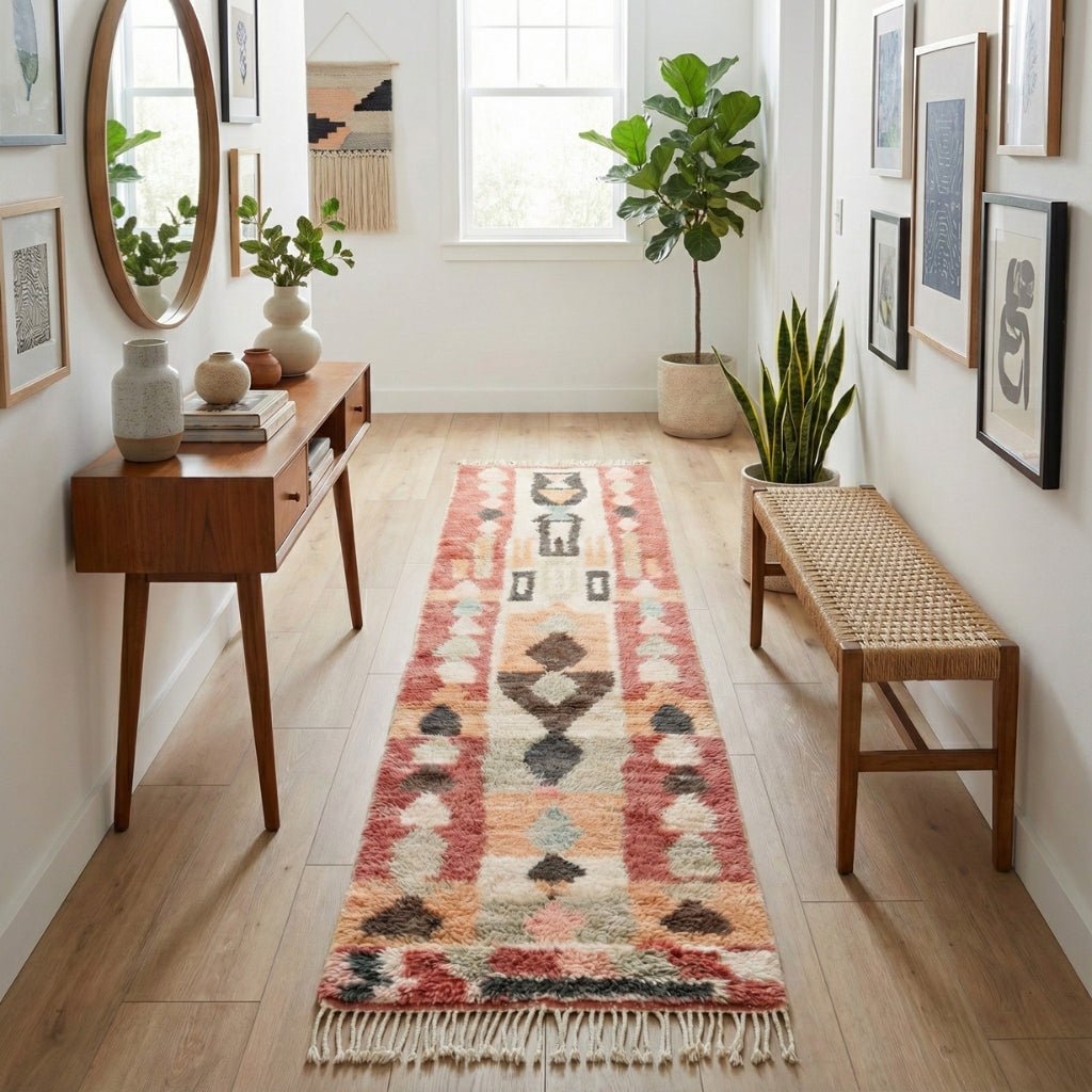 Nafass - Shag Moroccan runner rug - Benisouk