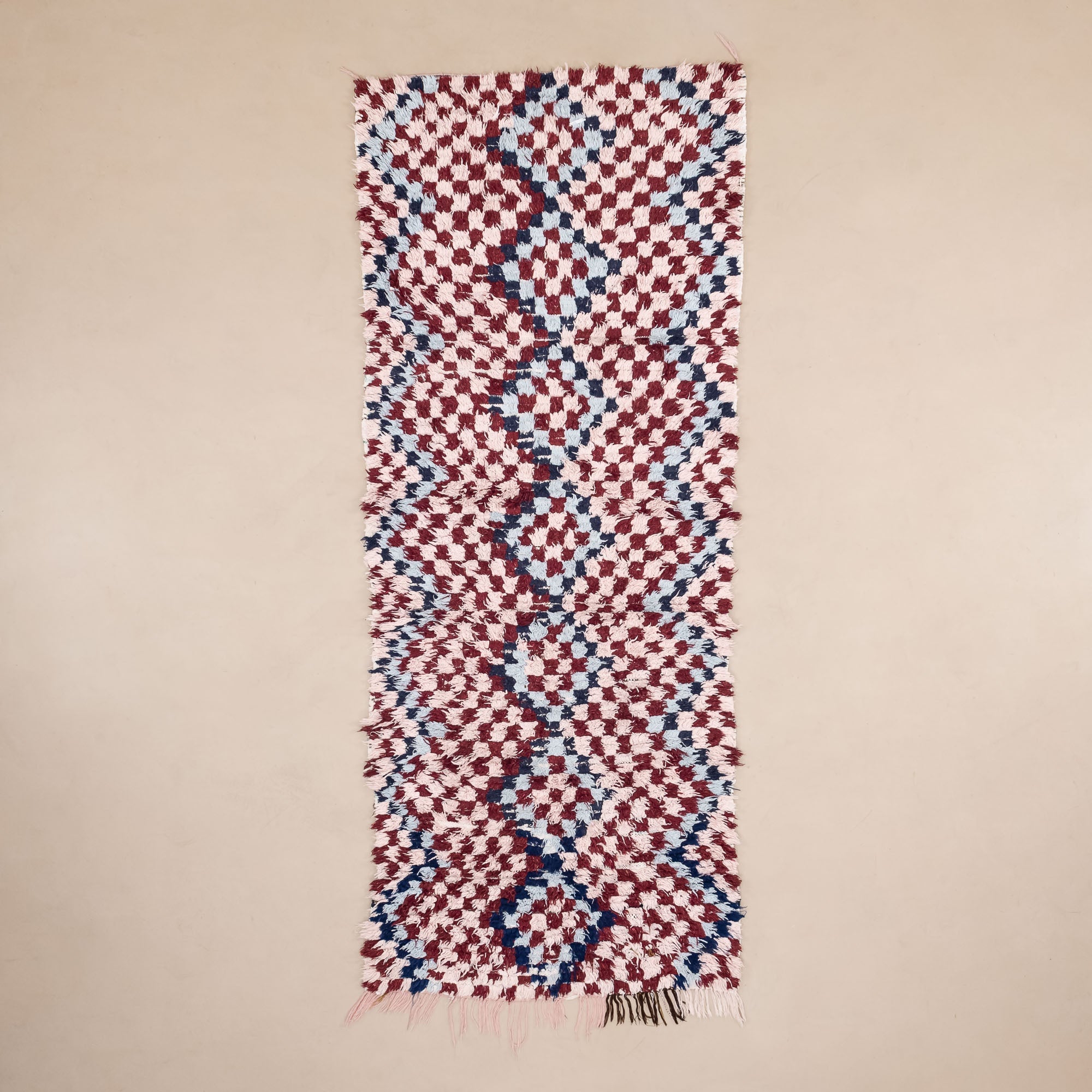 Nafisah - vintage boucherouite rug - Benisouk