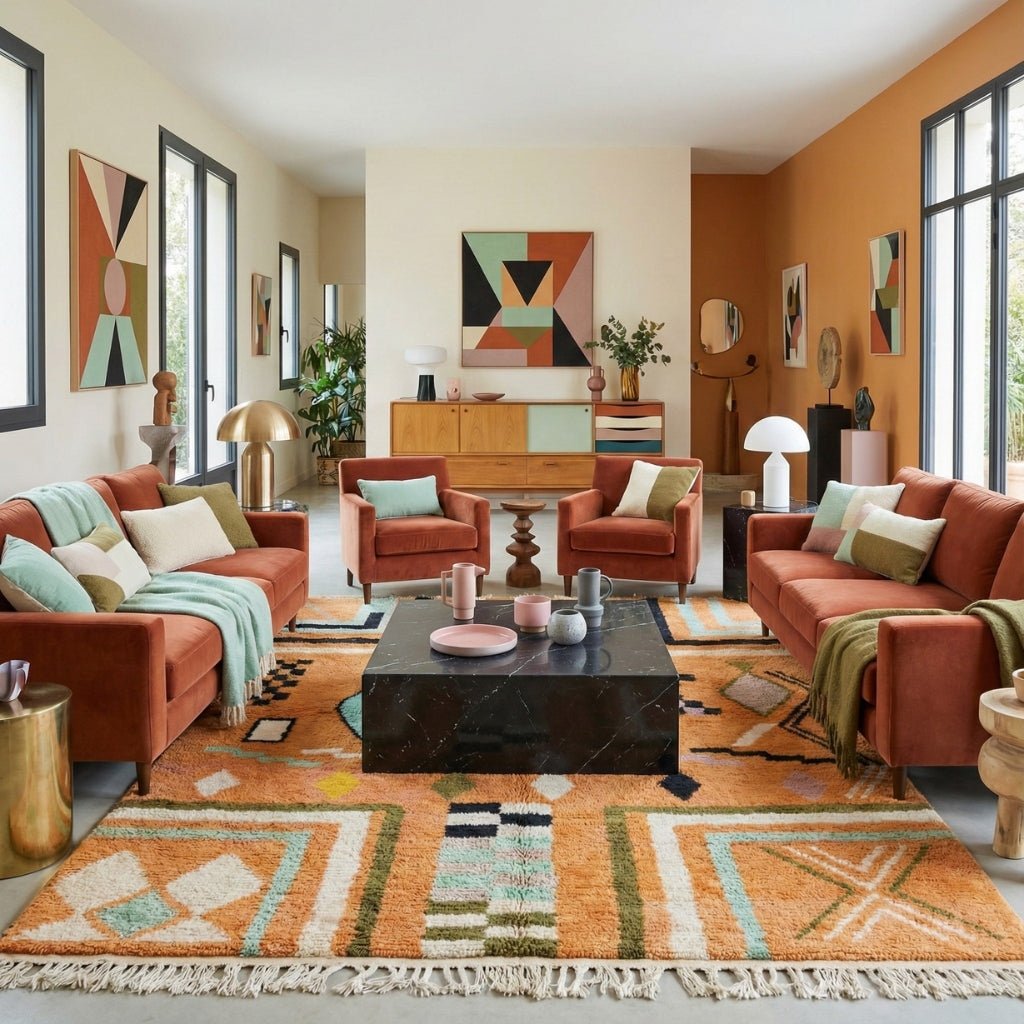 Nagham - Shag Moroccan rug - Benisouk