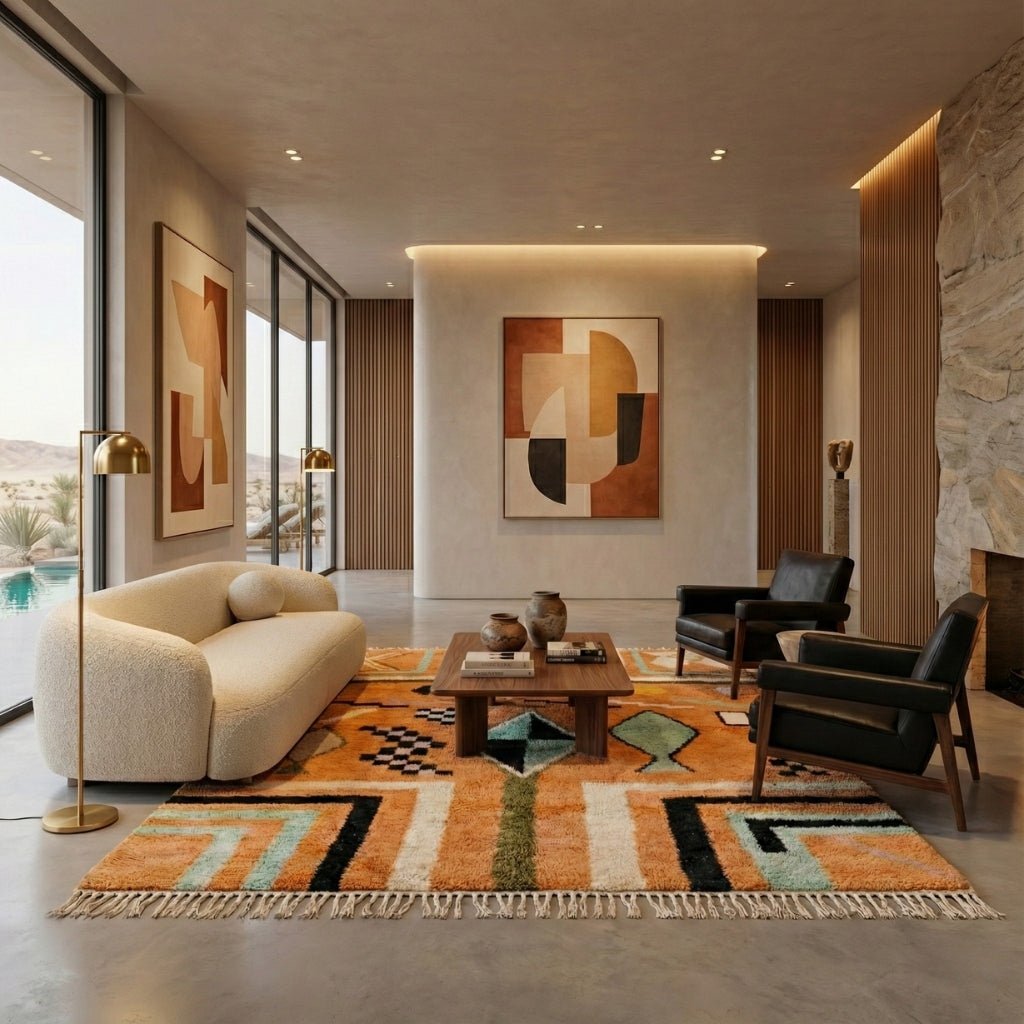 Nagham - Shag Moroccan rug - Benisouk