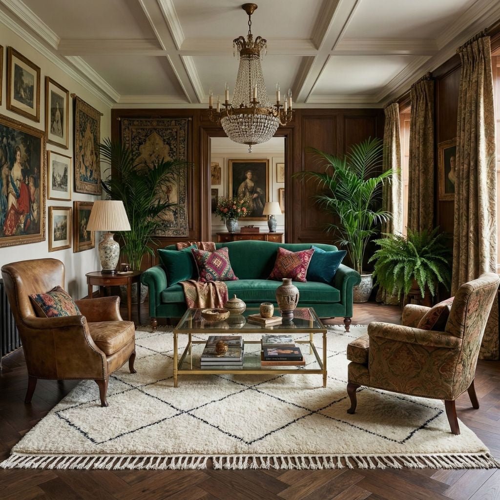 Najwa - Shag Moroccan rug - Benisouk