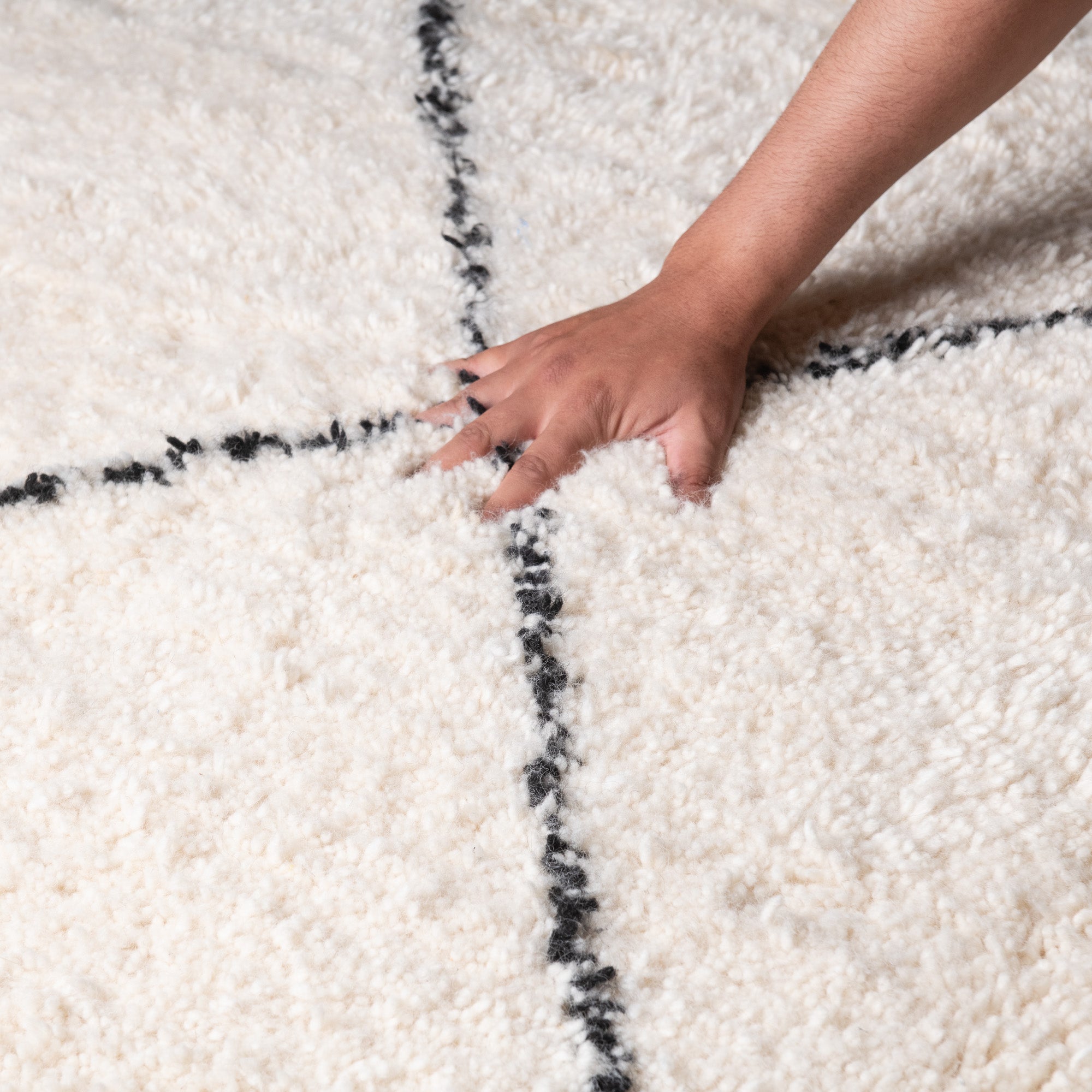 Najwa - Shag Moroccan rug - Benisouk