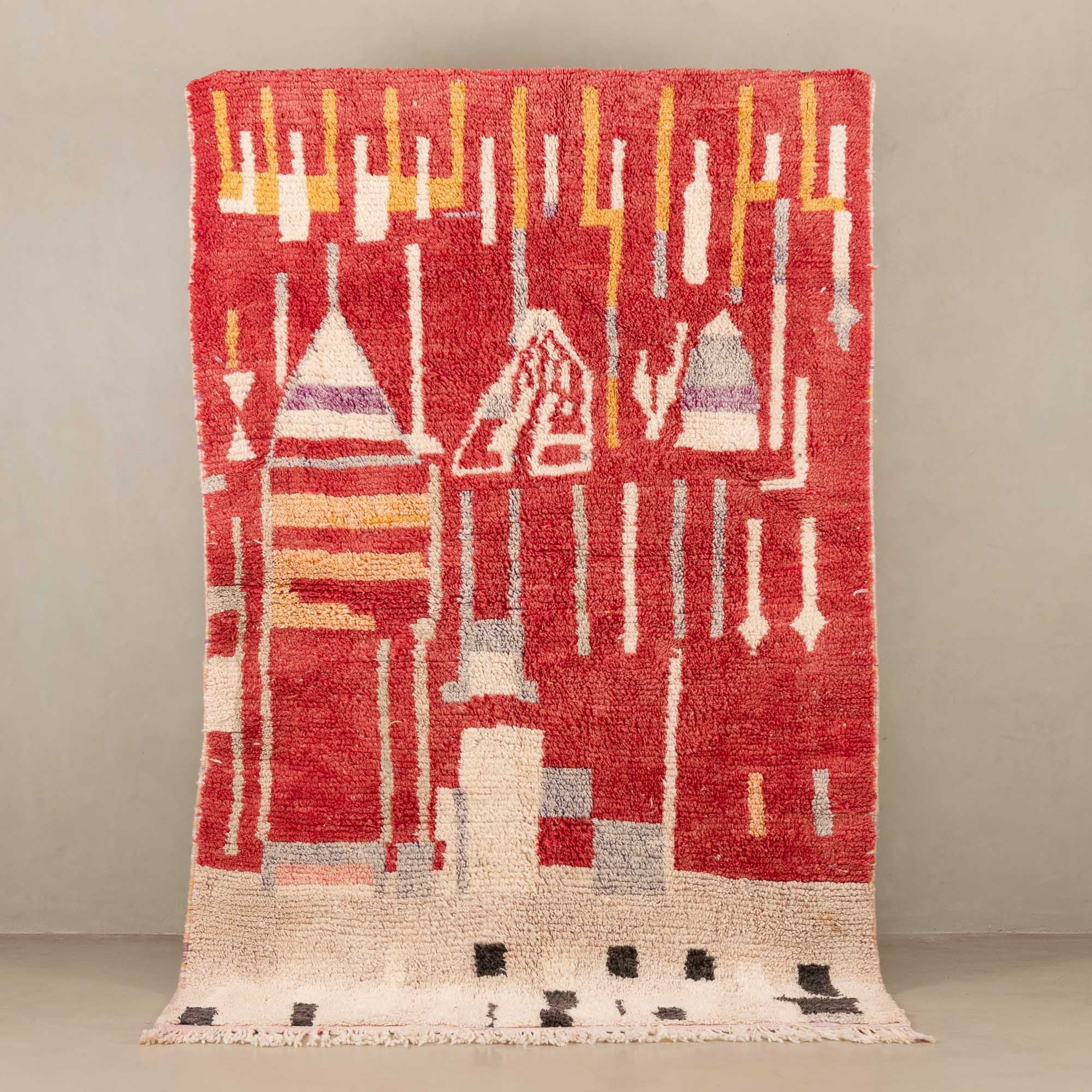 Nariman - vintage boujad rug - Benisouk