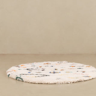 Nassij Round - Shag Moroccan rug - Benisouk