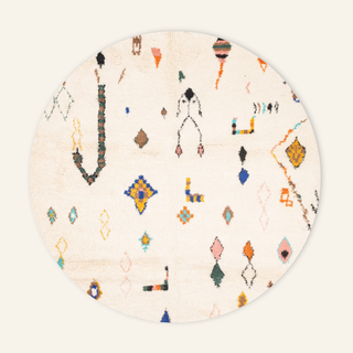 Nassij Round - Shag Moroccan rug
