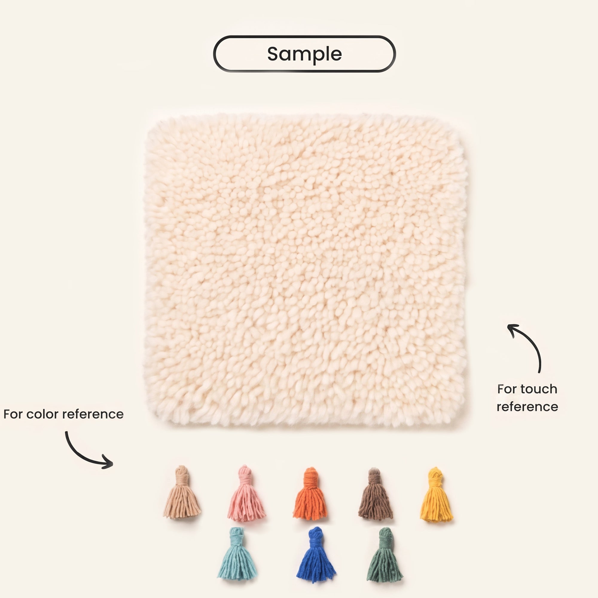Nassij Round - Shag Moroccan rug