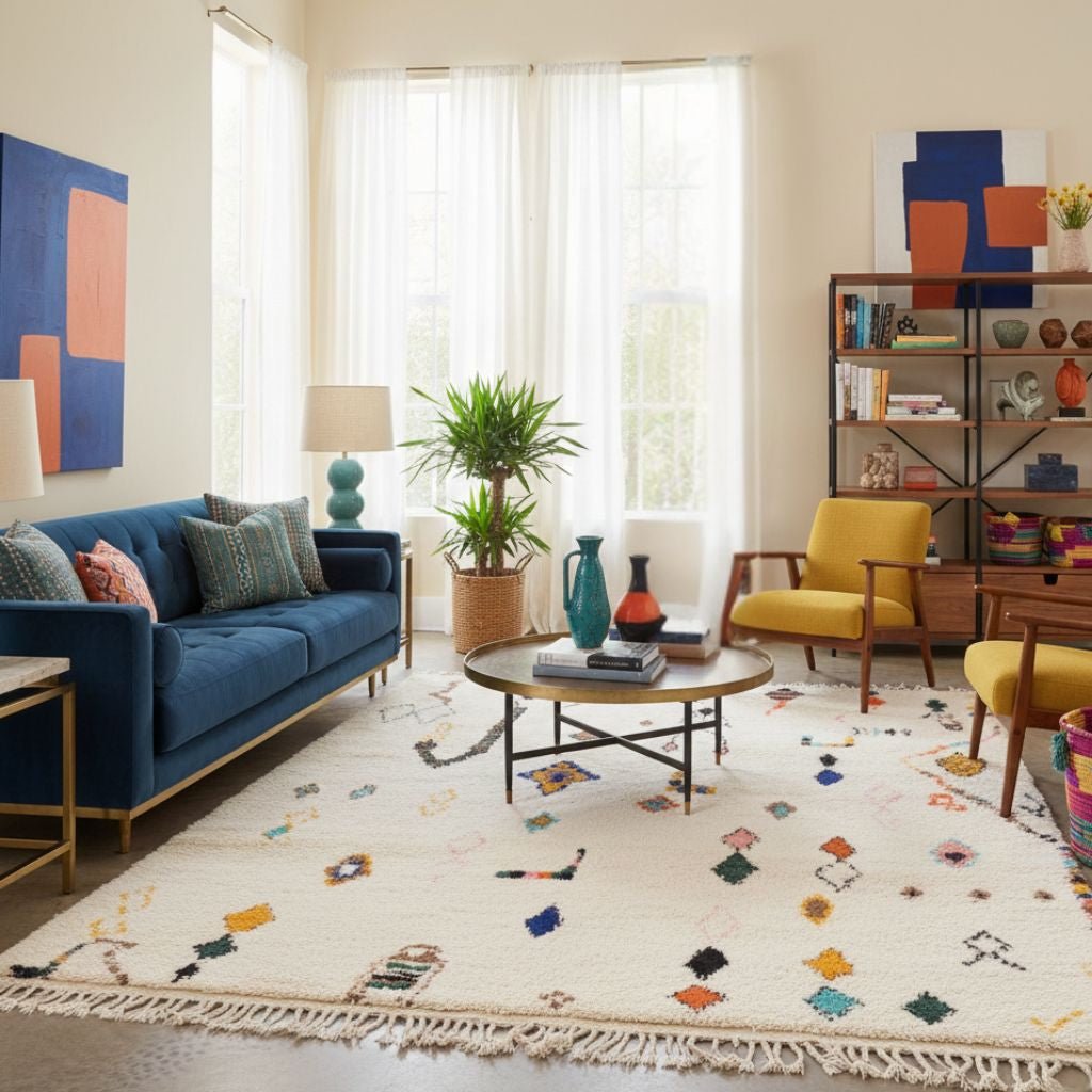 Nassij - Shag Moroccan rug - Benisouk