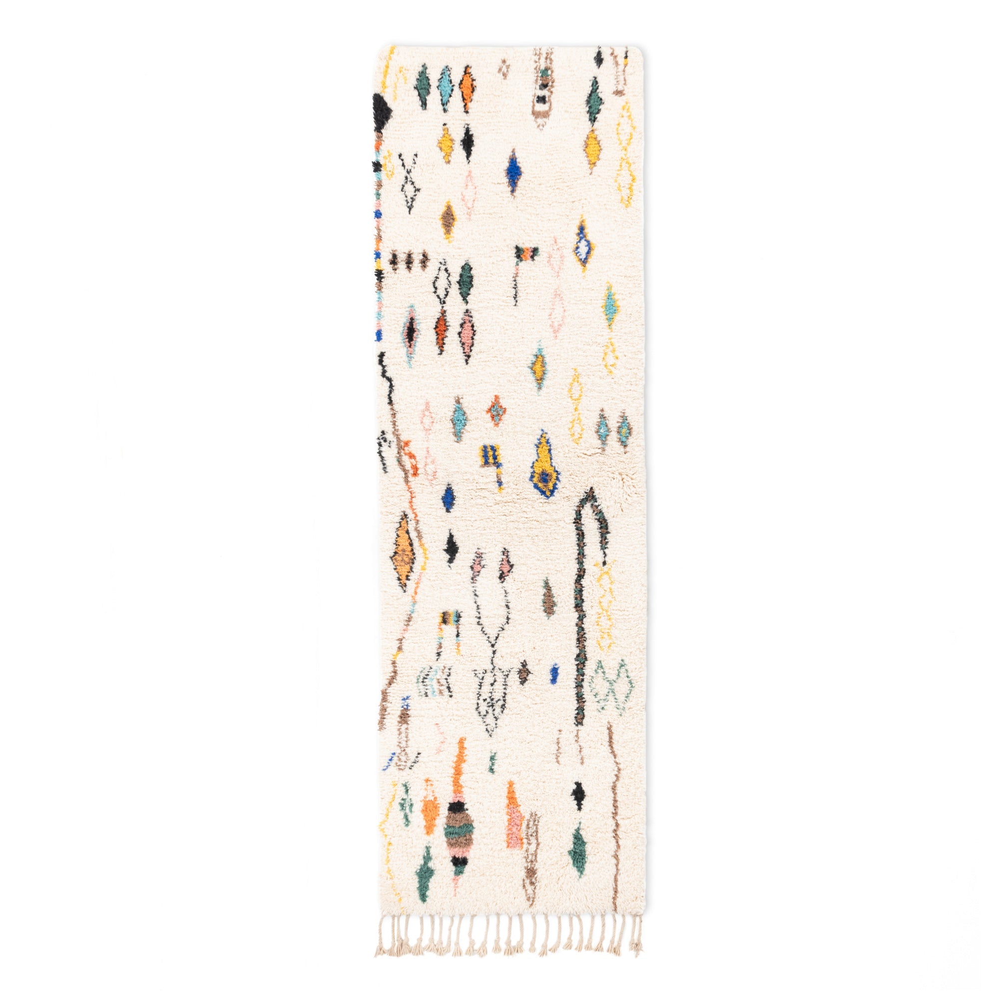 Nassij - Shag Moroccan runner rug - Benisouk