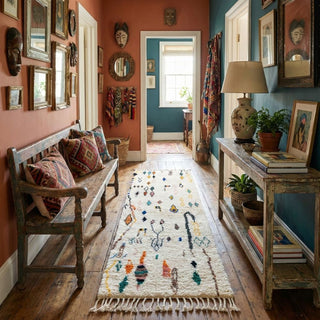 Nassij - Shag Moroccan runner rug - Benisouk