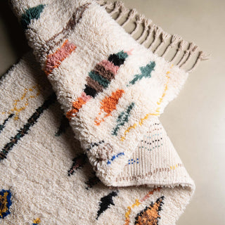 Nassij - Shag Moroccan runner rug - Benisouk