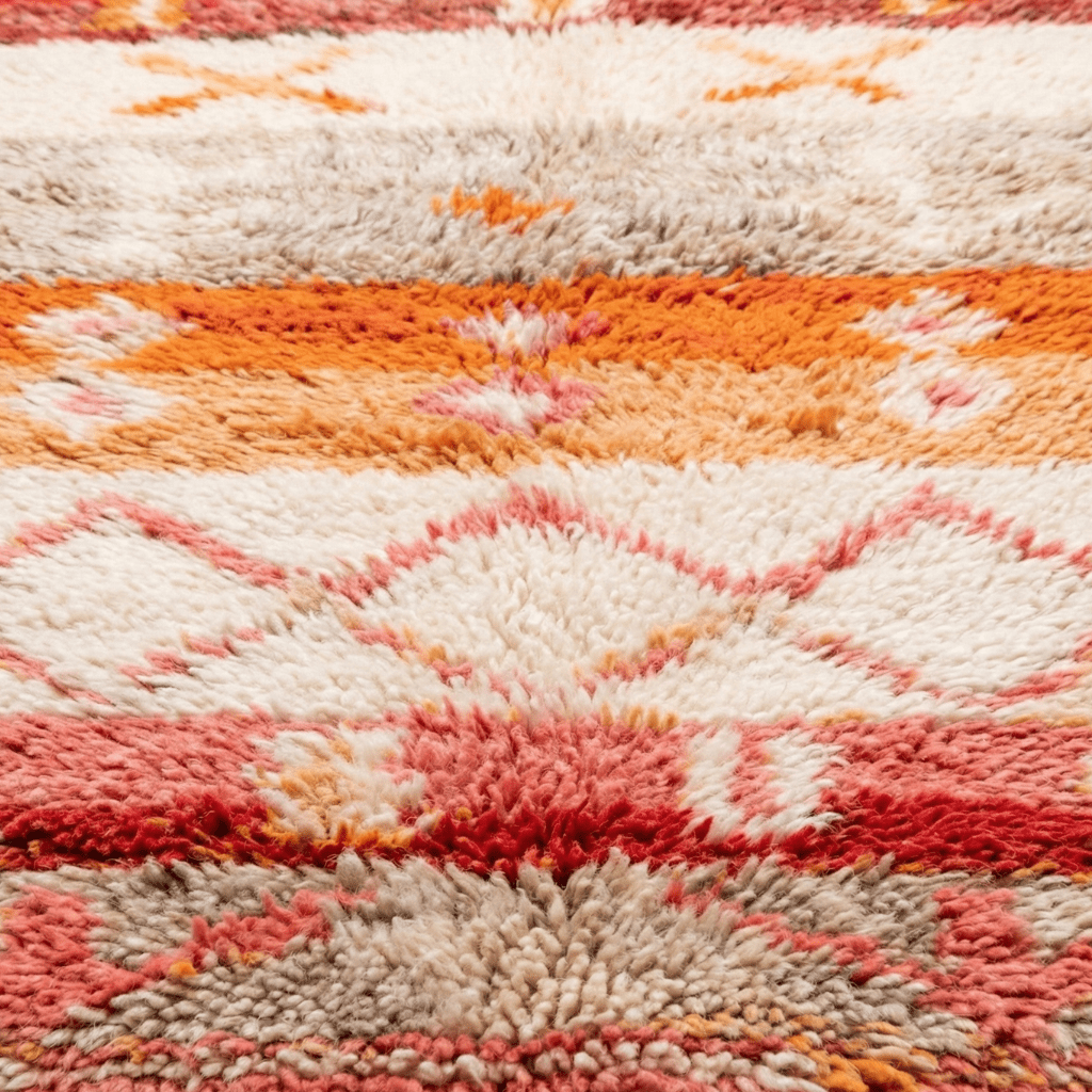 Nassim - Shag Moroccan runner rug - Benisouk