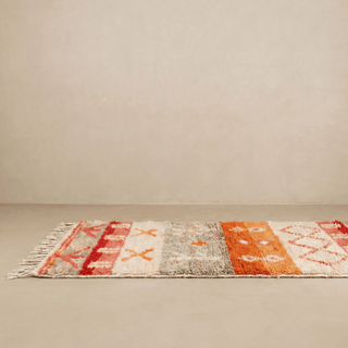 Nassim - Shag Moroccan runner rug - Benisouk