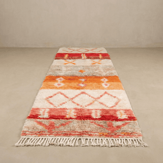 Nassim - Shag Moroccan runner rug - Benisouk