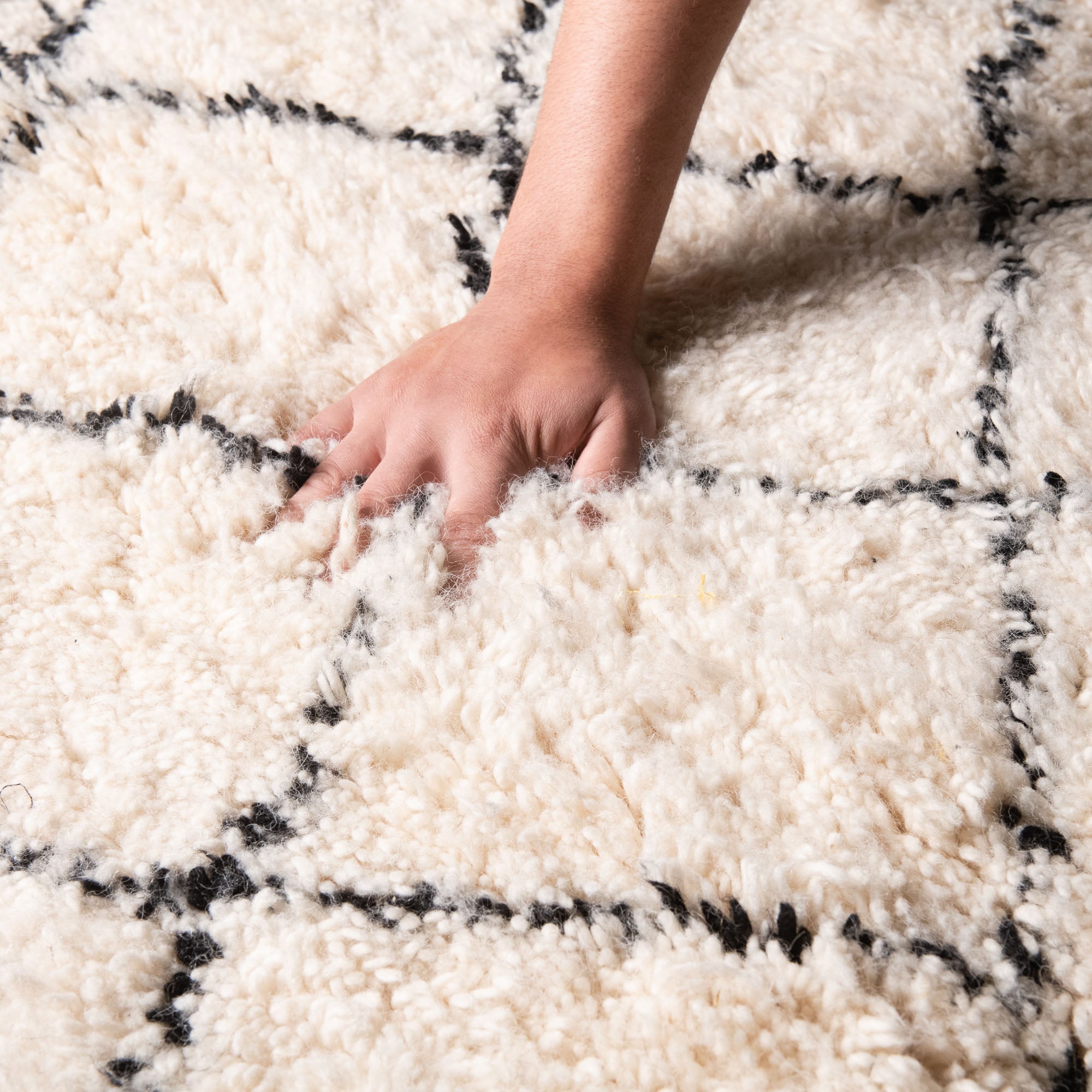 Nidam - Shag Moroccan runner rug - Benisouk