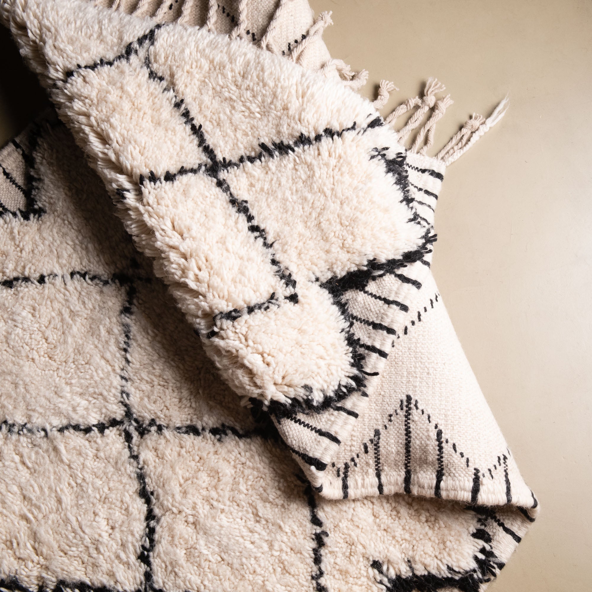 Nidam - Shag Moroccan runner rug - Benisouk