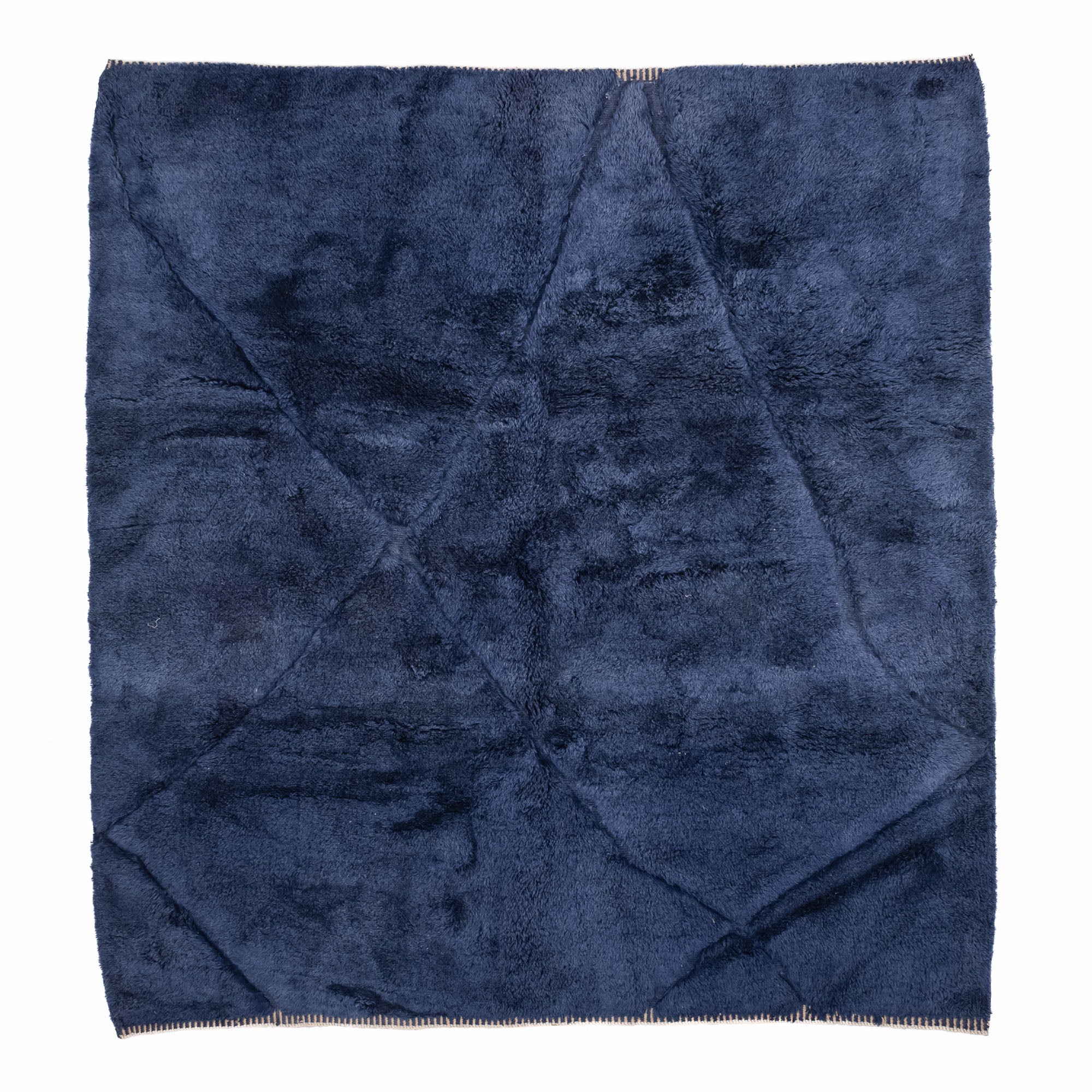 Night sea - Luxury Shag Moroccan Rug - Benisouk