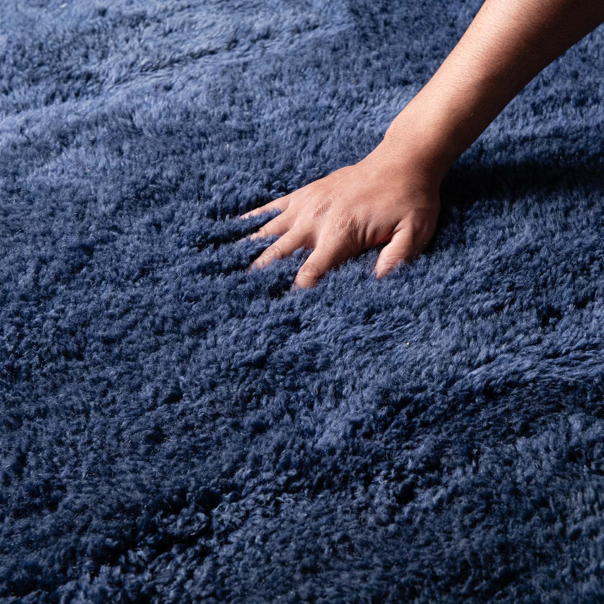 Night sea - Luxury Shag Moroccan Rug - Benisouk