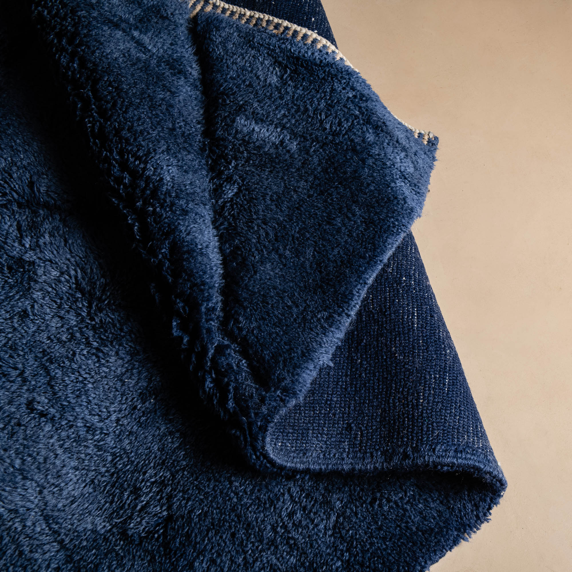 Night sea - Luxury Shag Moroccan Rug - Benisouk