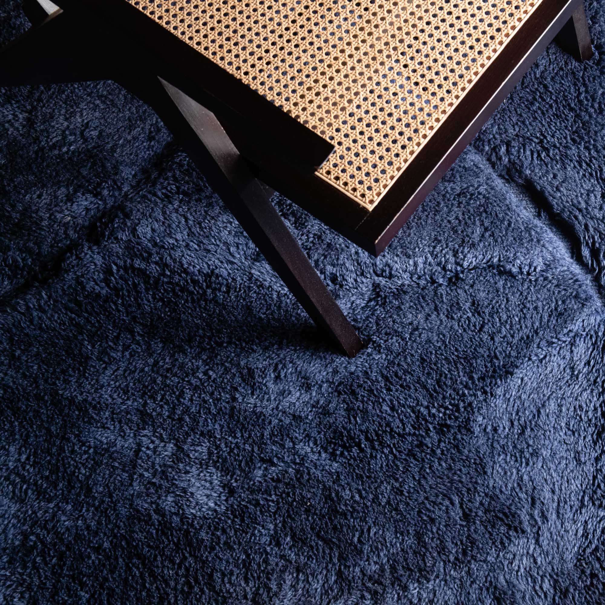 Night sea - Luxury Shag Moroccan Rug - Benisouk