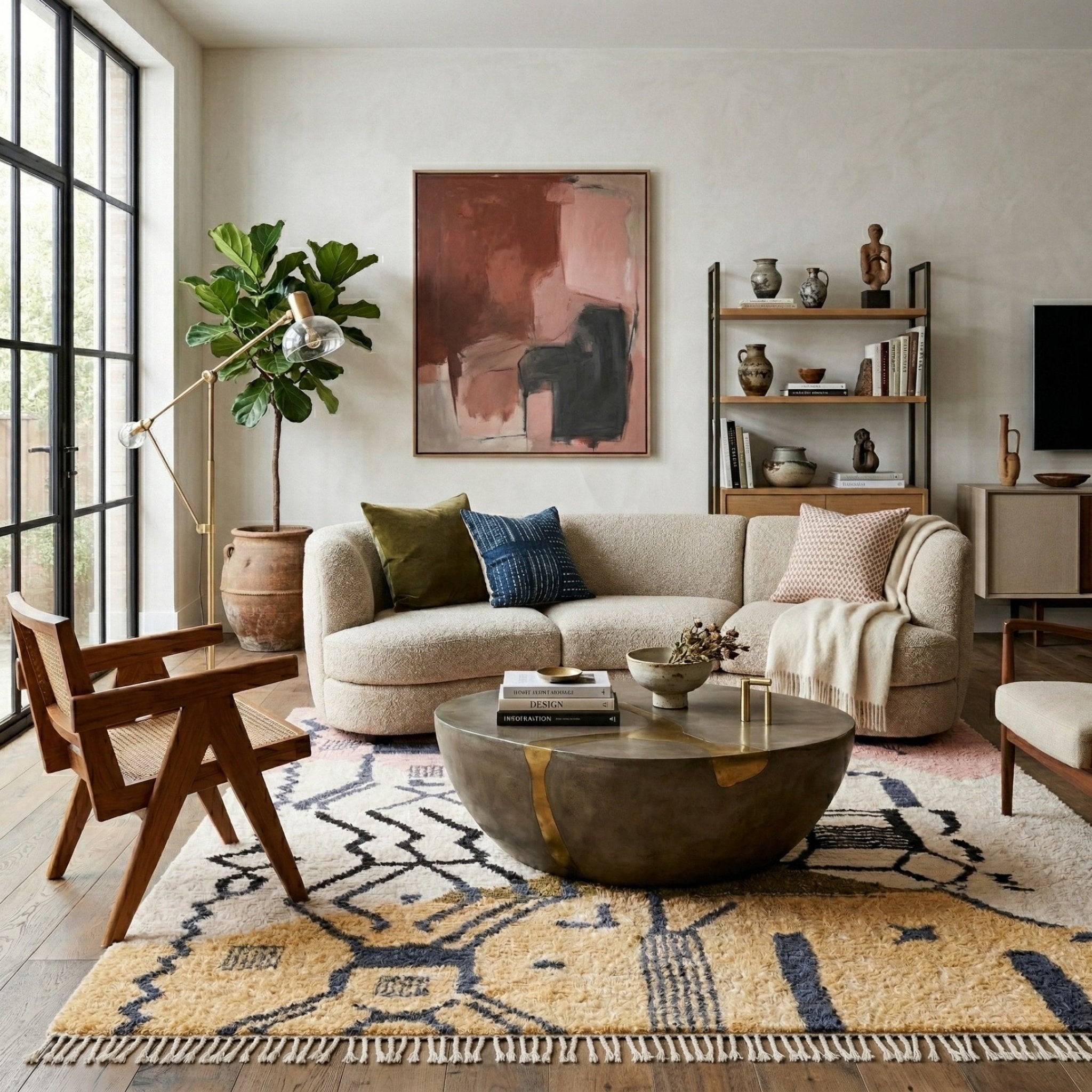 Nihal - Shag Moroccan rug - Benisouk