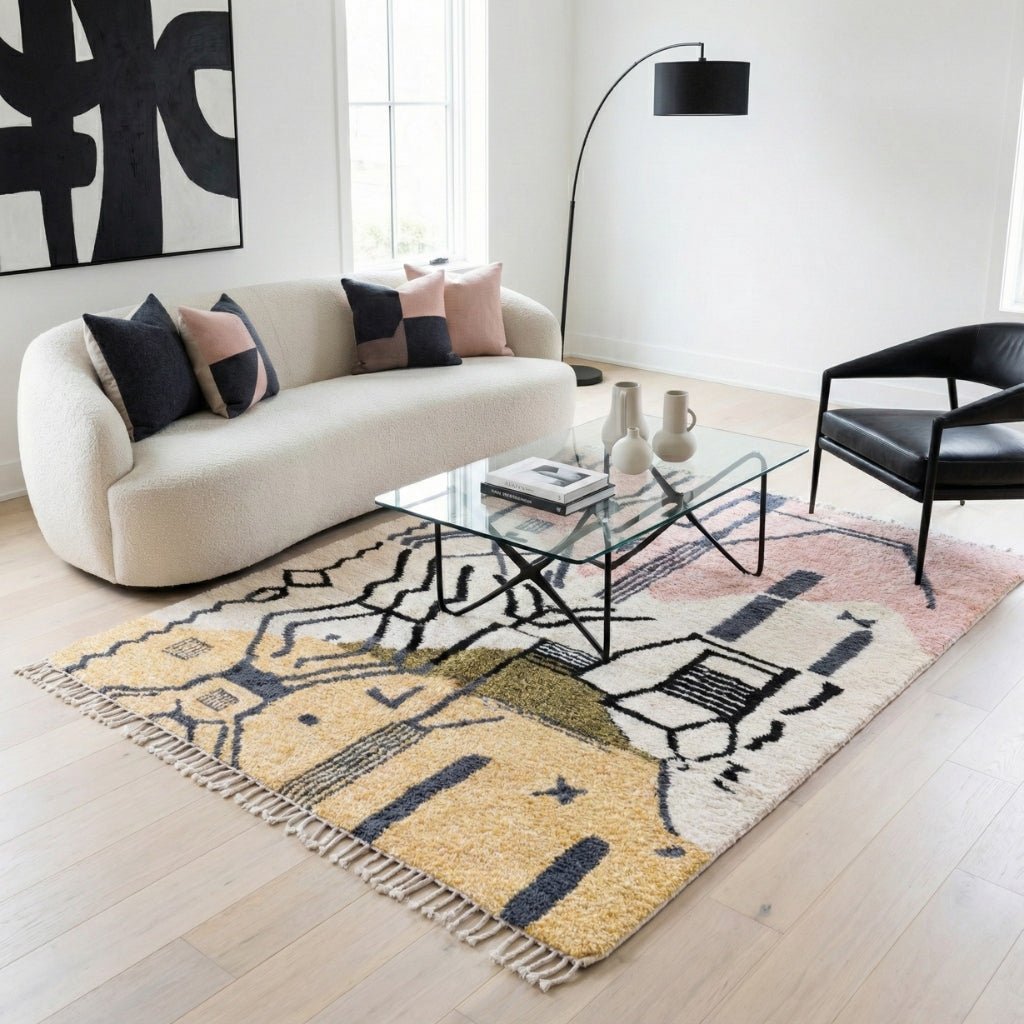 Nihal - Shag Moroccan rug - Benisouk