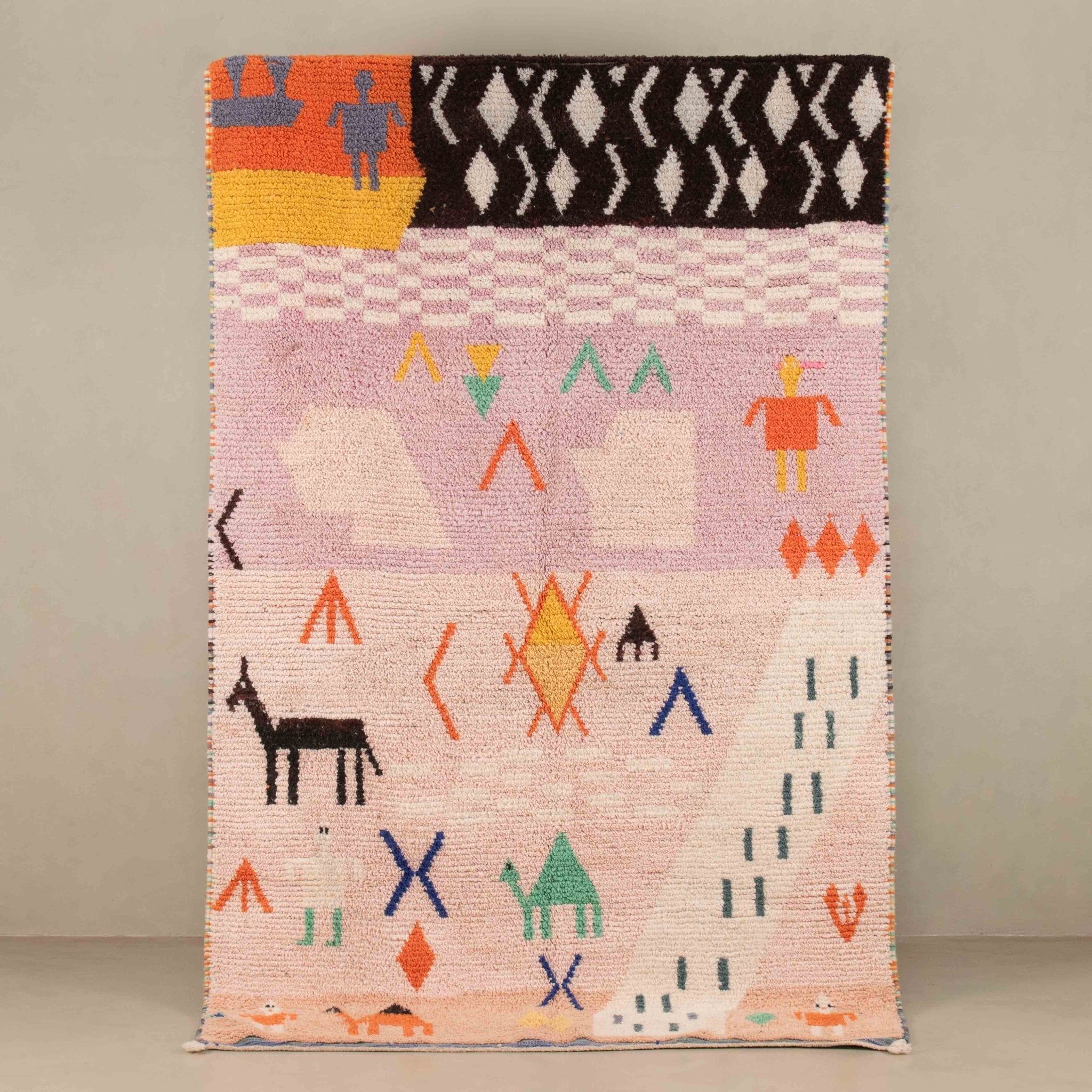 Nîma - vintage boujad rug - Benisouk